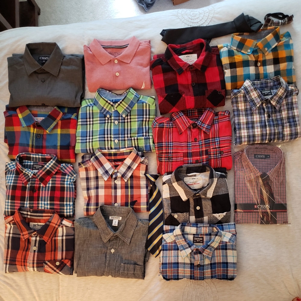 BOYS 👦 SHIRT AND SAVE !! SIZE 8-12